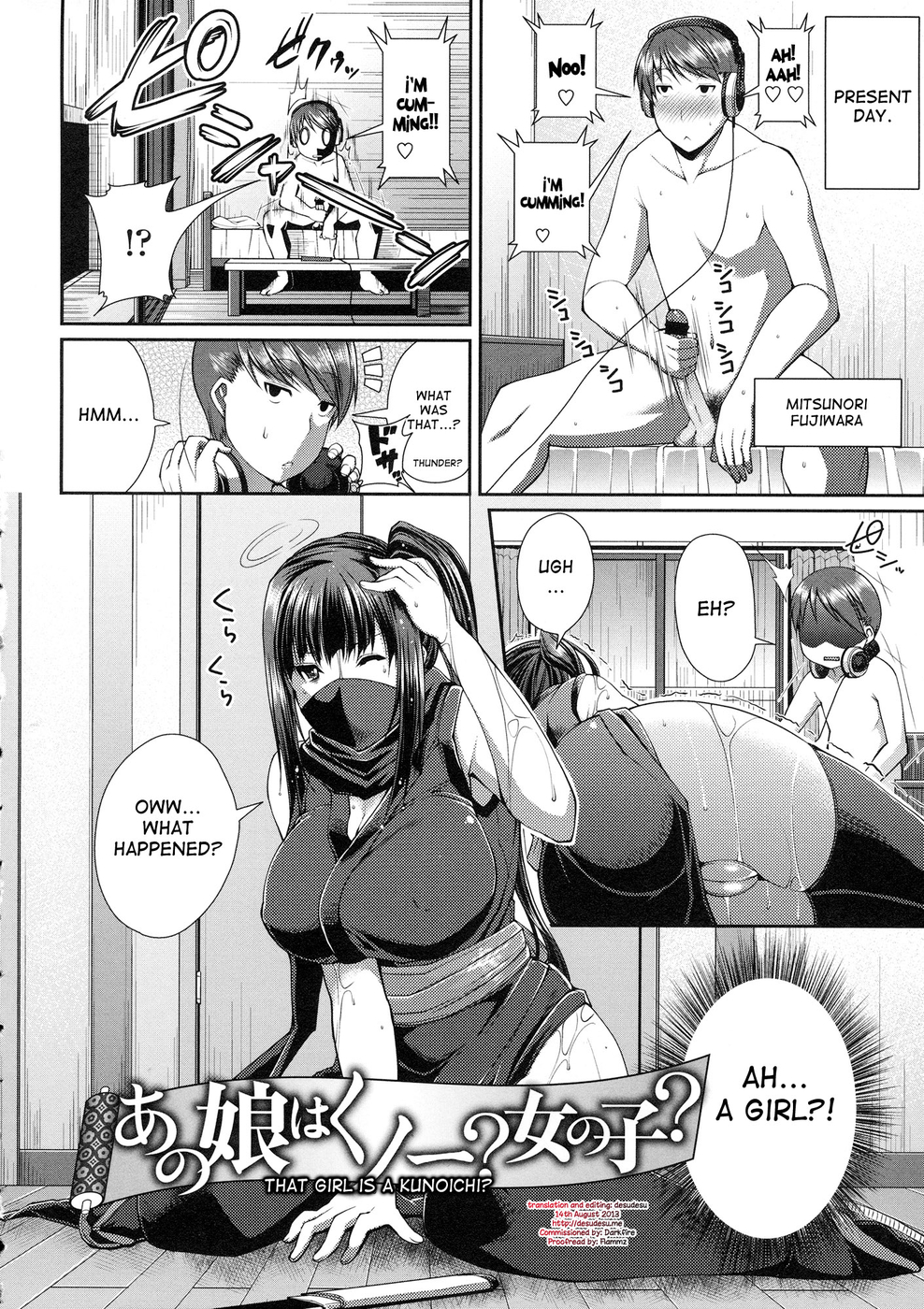 Hentai Manga Comic-That Girl Is A Kunoichi-Read-2